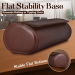 LUXREVE Travel Watch Case 3 Slots - Brown - Image 4