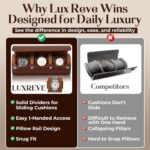 LUXREVE Travel Watch Case 3 Slots - Brown - Image 7